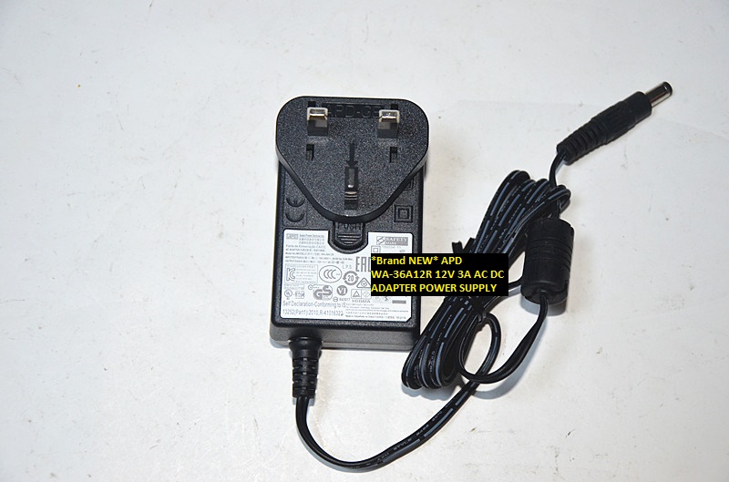 *Brand NEW* APD WA-36A12R 12V 3A AC DC ADAPTER POWER SUPPLY